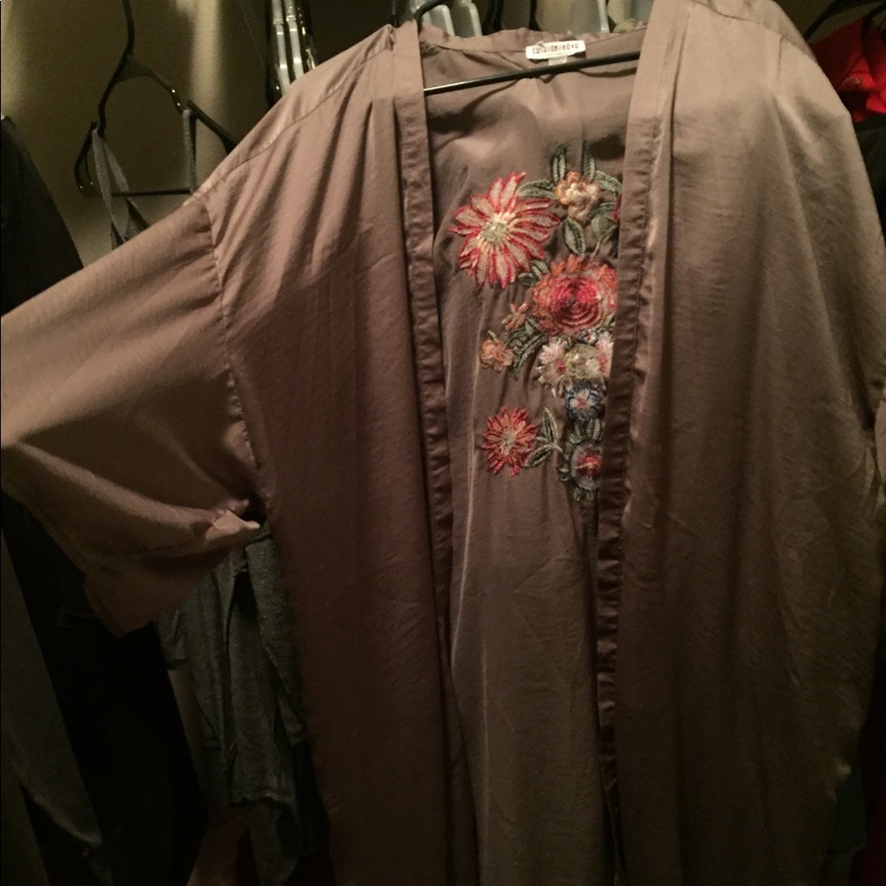 Fashion Nova Floral Kimono SZ 3X